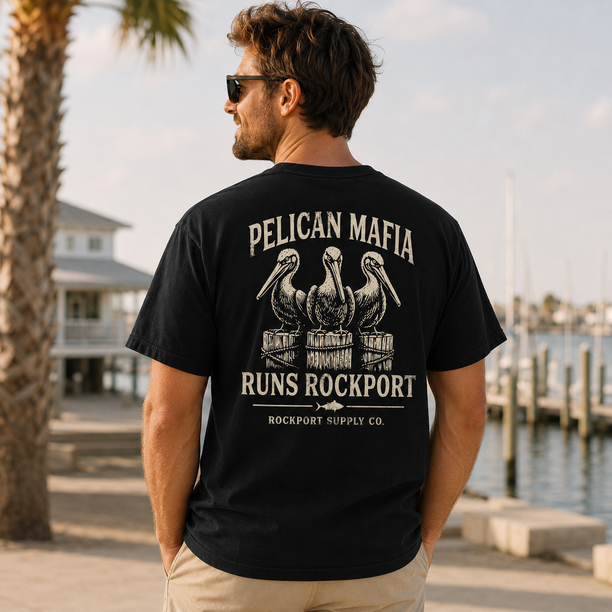 Pelican Mafia Runs Rockport Tee