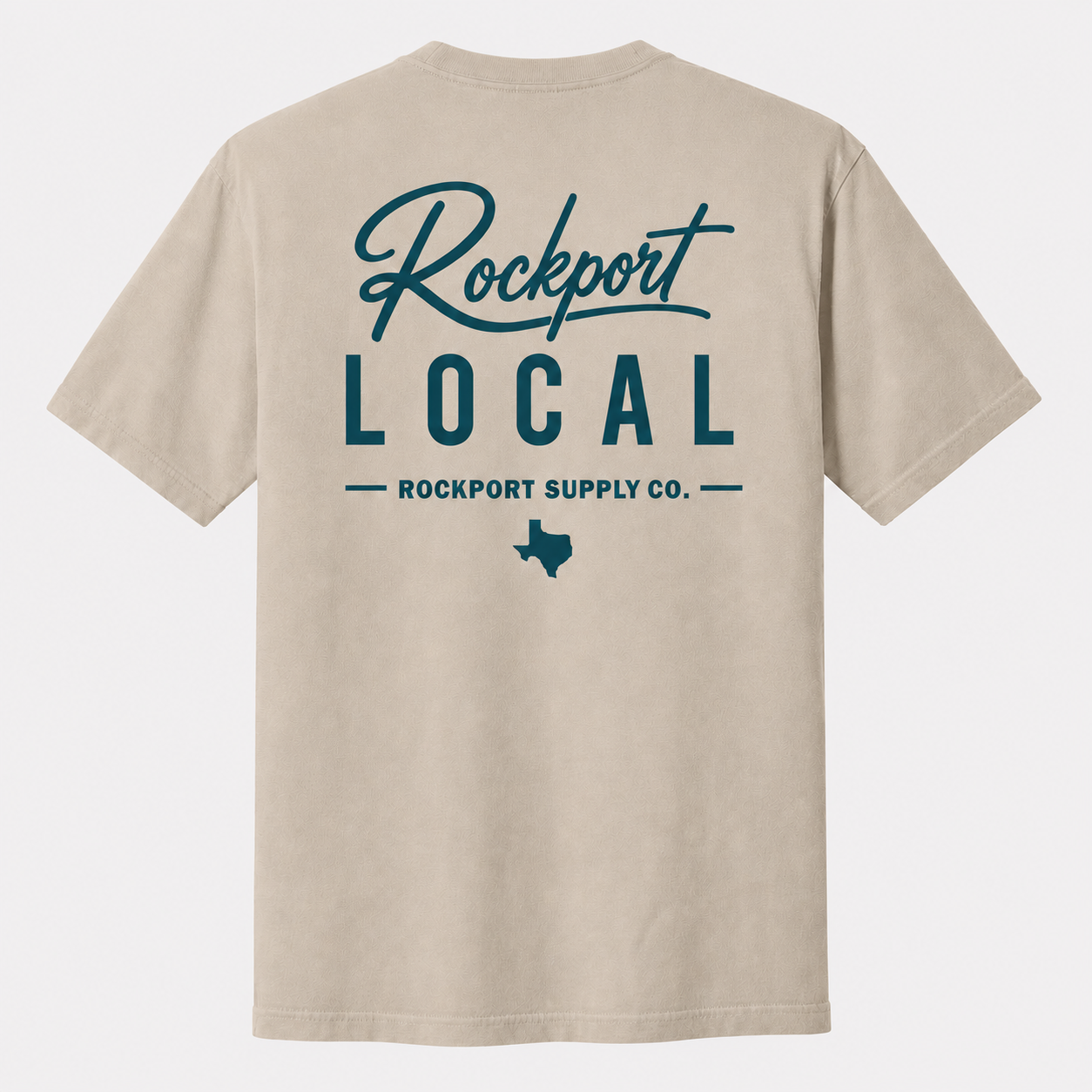 Rockport Local Tee - Teal/Khaki