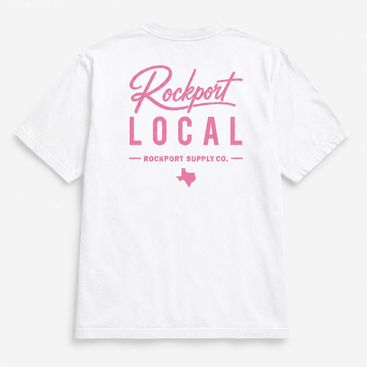 Rockport Local Tee Pink/White