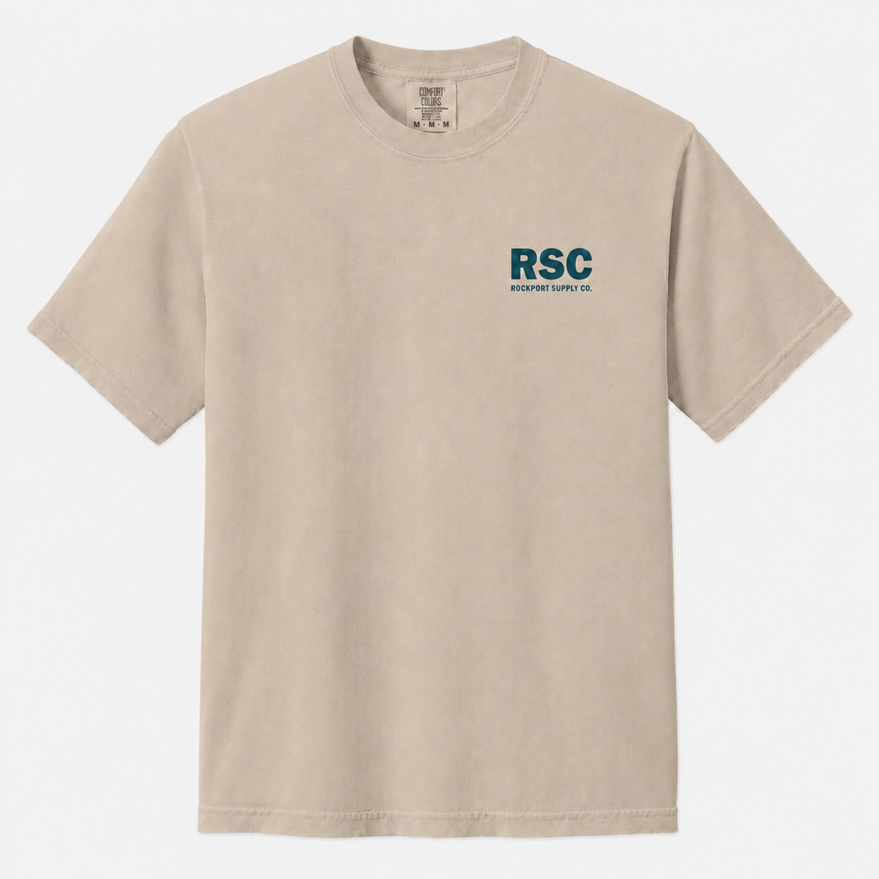 Rockport Local Tee - Teal/Khaki