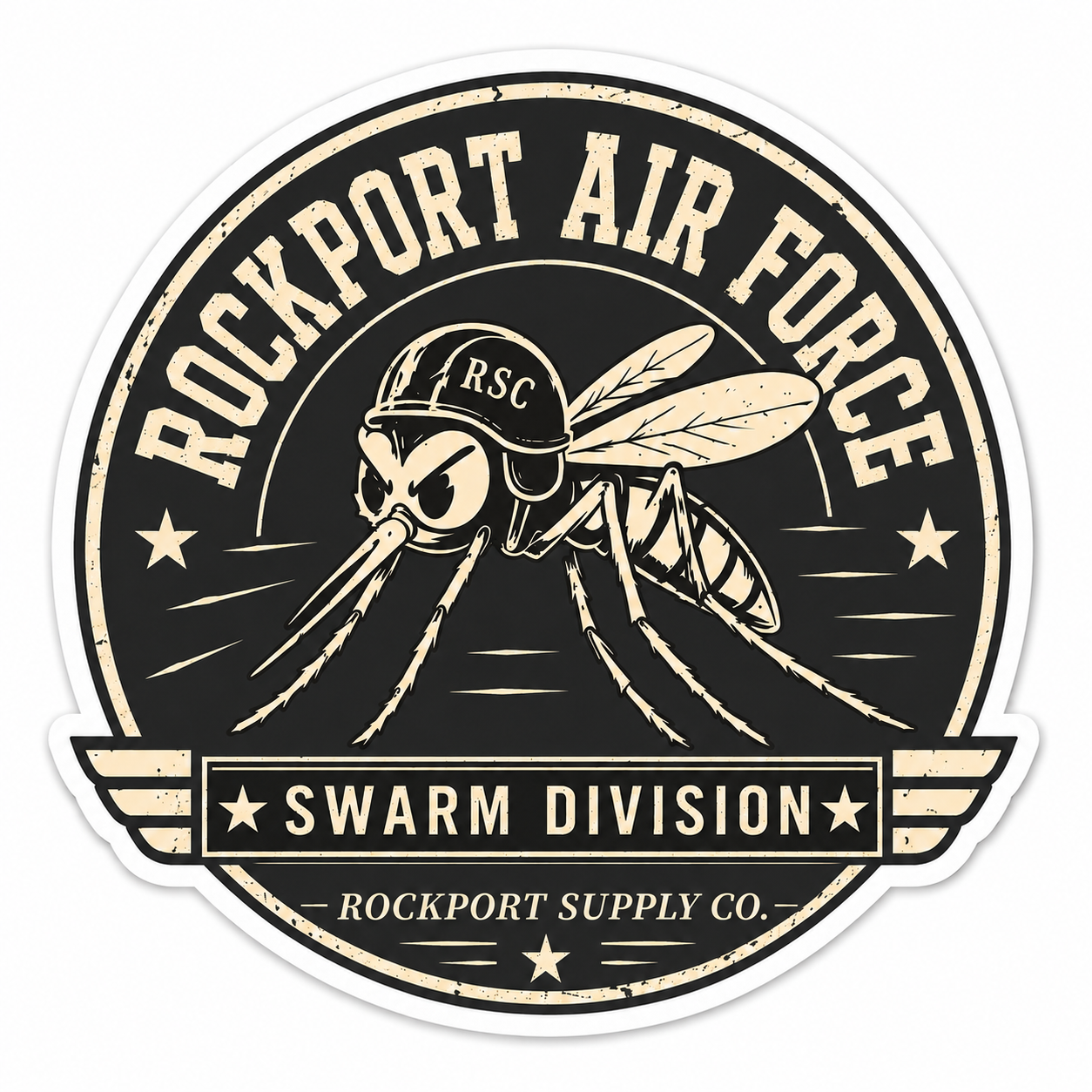 Rockport Air Force Sticker